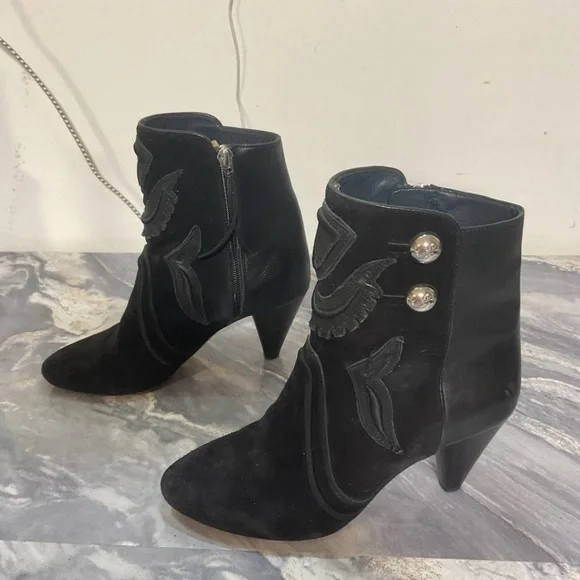 Isabel Marant Leather & Ankle Boots Size 37 - Picture 3 of 16